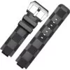Nouveau-En-Caoutchouc-bracelet-21-12mm-pour-L-V-silicone-bracelet-de-montre-de-haute-qualit Black Rubber Strap for Louis Vuitton Tambour
