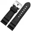 Panerai-Submersible-strap-in-black-24-26-2 Black Rubber Strap for Officine Panerai Luminor Marina Submersible