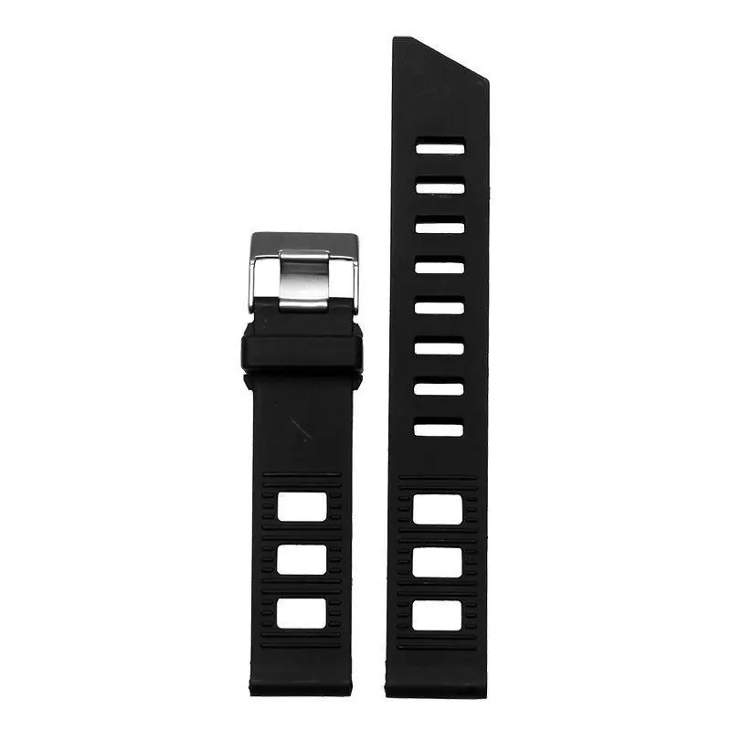 Black Rubber Strap for Omega Seamaster, Speedmaster...