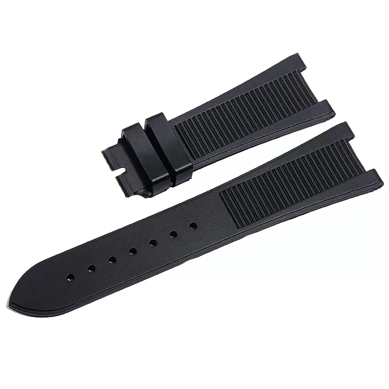 Black rubber nautilus Black Rubber Strap for Patek Philippe Nautilus