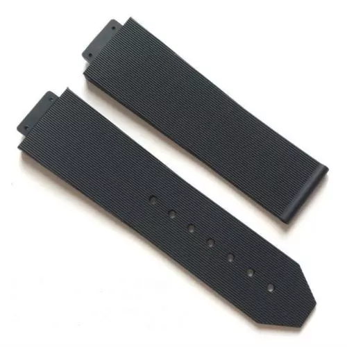 s-l500 Black Silicon Stripe Design Strap for Hublot Big Bang