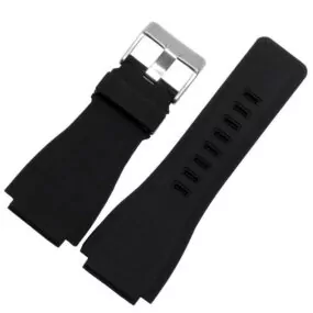Black Silicone Strap for Bell Ross BR01/BR03