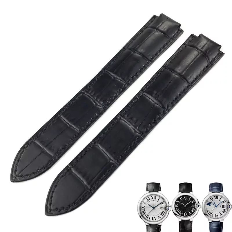 normal black_racelet-de-montre-en-cuir-14-16-18-20_variants-2 Black Strap Ballon Bleu Cartier In Crocodile/Alligator Grain