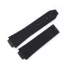 CARLYWET-23-15-5mm-Noir-tanche-Silicone-De-Rechange-En-Caoutchouc-Montre-Bracelet-de-Courroie-De-1 Black Strap Band Hublot Big Bang Lady 21x15mm In Rubber