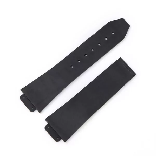 CARLYWET-23-15-5mm-Noir-tanche-Silicone-De-Rechange-En-Caoutchouc-Montre-Bracelet-de-Courroie-De Black Strap Band Hublot Big Bang Lady 21x15mm In Rubber