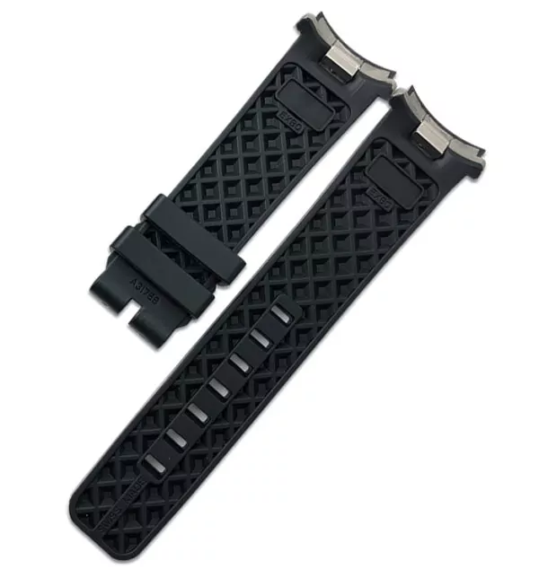22mm-Rubber-strap-Aquatimer-6 Black Strap Band IWC Aquatimer 2000 In Rubber 22mm