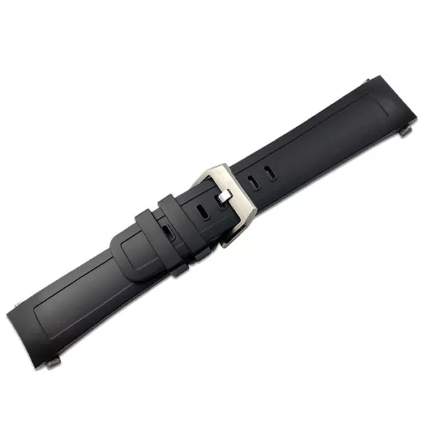 22mm-Rubber-strap-Aquatimer-7 Black Strap Band IWC Aquatimer 2000 In Rubber 22mm