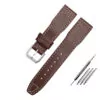 11_Bracelet-de-montre-en-cuir-v-ritable-pour-IWC-boucle-ardillon-tanche-22mm-bracelet-de-montre Brown Strap Band IWC Pilot Spitfire, Top Gun In Leather with White Stitching 21, 22mm