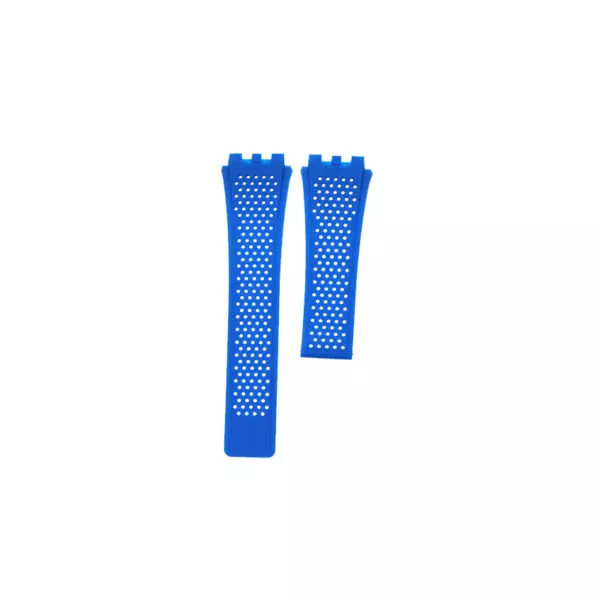 Classique-22mm-Silicone-En-Caoutchouc-Bracelet-Pour-TAG-HEUER-S-rie-Unisexe-Respirant-Bande-Montre-Molle-7 Blue Strap Bracelet for Carrera 45mm TAG Heuer in Rubber - 22mm