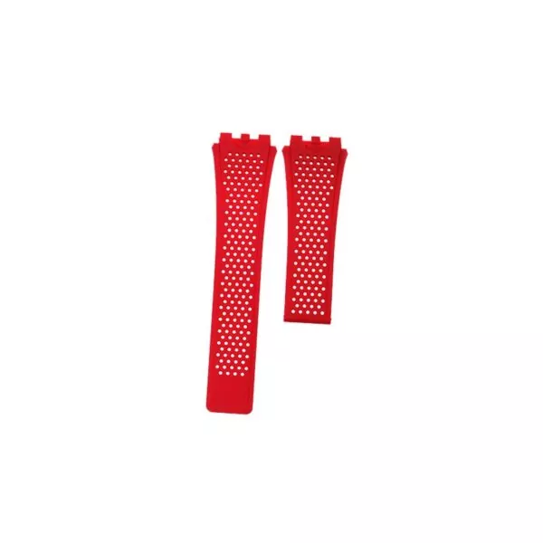 Classique-22mm-Silicone-En-Caoutchouc-Bracelet-Pour-TAG-HEUER-S-rie-Unisexe-Respirant-Bande-Montre-Molle-8 Red Strap Bracelet for Carrera 45mm TAG Heuer in Rubber - 22mm