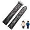 black golden_eiyi-18-19-20-22-mm-bracelet-de-montre-e_variants-7 (1) Black Strap Bracelet Omega Speedmaster, Seamaster, Deville In Crocodile/Caïman - 18,19,20,22mm