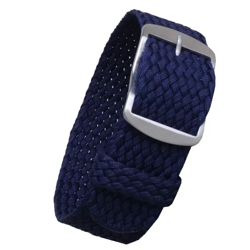 GESTXX-11 copy Navy Blue Strap Bracelet PERLON NATO fits Rolex, Omega, Tudor, Seiko - 5 Sizes
