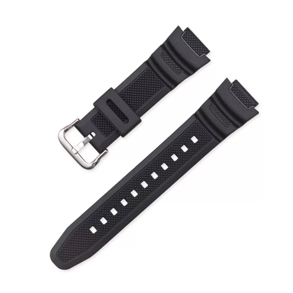 0_18mm-color-Bracelet-de-remplacement-en-polyur-thane-Bracelet-de-montre-pour-Casio-AQ-S810W-S800W Black Strap Casio Pro-Tek 25.5x18mm In Rubber