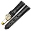 1_Convient-pour-Patek-Philippe-bracelet-en-cuir-dame-PP-boutons-papillon-ceinture-crocodile-qualit-originale-20MM Black Strap for Calatrava Patek Philippe In Leather Crocodile/Alligator Grain 19, 20, 22mm