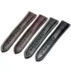 2_Convient-pour-Patek-Philippe-bracelet-en-cuir-dame-PP-boutons-papillon-ceinture-crocodile-qualit-originale-20MM (1) Black Strap For Calatrava Patek Philippe with White Stitching Leather Crocodile/Alligator Grain - 19, 20, 21, 22mm