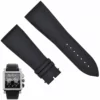 Layer 0 Black Strap For Conquistador Cortez Franck Muller 30mm In Rubber