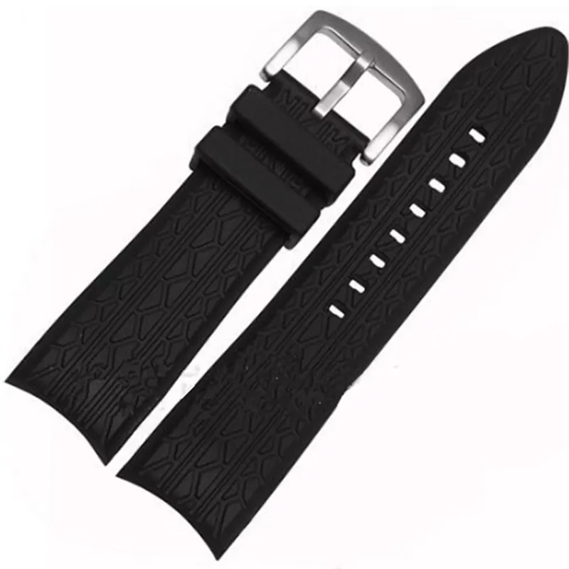 0_Bracelet-en-silicone-noir-haut-de-gamme-24mm-pour-bracelet-Porsche-design-p6612-bracelet-de-montre (1) Black Strap For P6612 Porsche Design 24mm In Rubber
