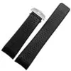 THSR1X2-2 Black Strap for TAG Heuer Carrera In Perforated Rubber - 22,24mm