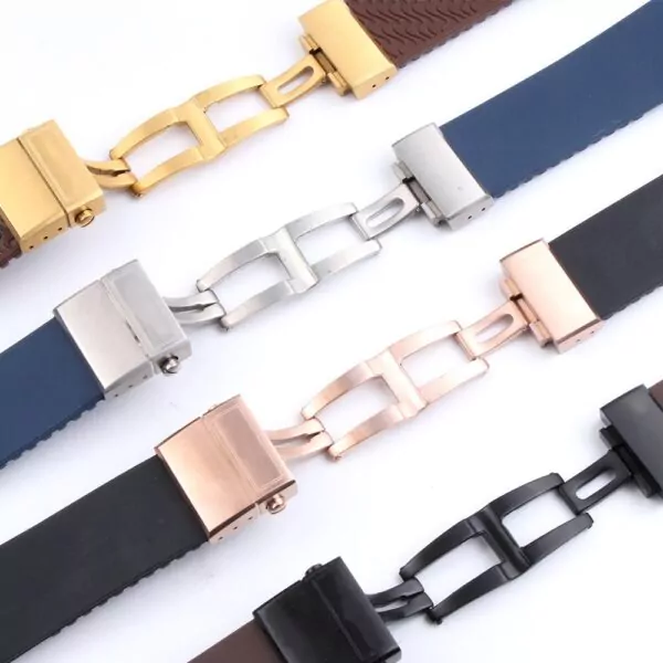 3_22-20mm-noir-marron-bleu-tanche-Silicone-caoutchouc-bracelet-de-montre-bracelet-ceinture-pour-Nardin-MARINE copy Black Strap For Ulysse Nardin Marine Diver/Torpilleur 22mm In Rubber