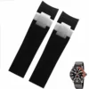 Strap-marine-diver-torpilleur-bracelet-rubber-10 Black Strap For Ulysse Nardin Marine Diver/Torpilleur 22mm In Rubber