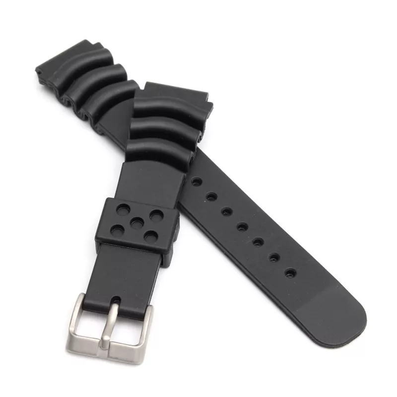 4_Bracelet-de-remplacement-en-Silicone-souple-noir-20-22mm-avec-Bracelet-ressort-ensemble-d-outils-pour-casio-4 Black Strap for Seiko Diver, Marinemaster, Prospex in Rubber - 20,22mm