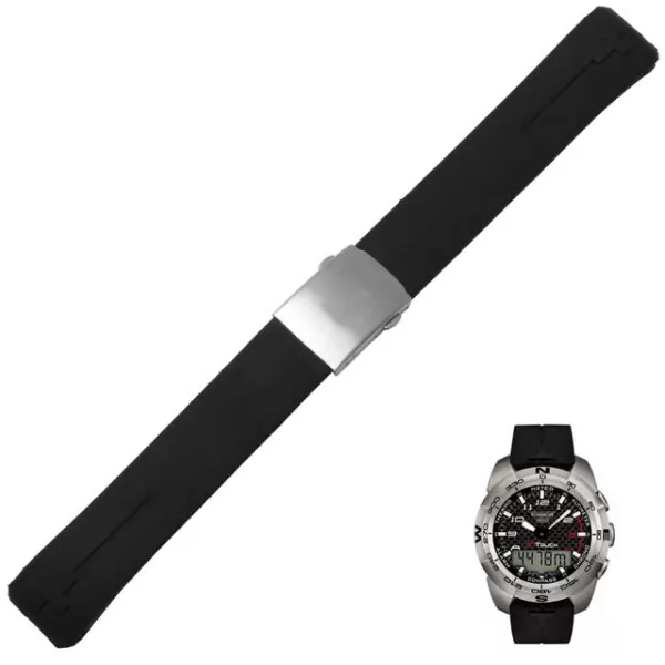 Nouvelle-arriv-e-silicone-montre-bracelet-avec-boucle-d-ployante-21-20mm-en-caoutchouc-bande-T013.jpg_640x640 Black Strap Tissot T-Touch, T013, T091,T081 20,21mm In Rubber