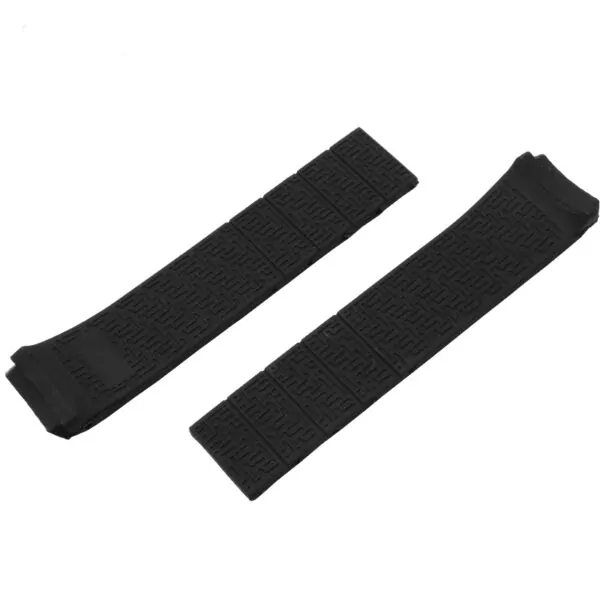 Nouvelle-arriv-e-silicone-montre-bracelet-avec-boucle-d-ployante-21-20mm-en-caoutchouc-bande-T013-1 Black Strap Tissot T-Touch, T013, T091,T081 20,21mm In Rubber
