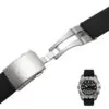 Nouvelle-arriv-e-silicone-montre-bracelet-avec-boucle-d-ployante-21-20mm-en-caoutchouc-bande-T013-2 Black Strap Tissot T-Touch, T013, T091,T081 20,21mm In Rubber