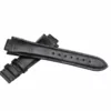 Leather strap alligator crocodile grain T60 Tissot-3 Black Strap Tissot T60 24x14mm In Calf leather Crocodile/Alligator Grain