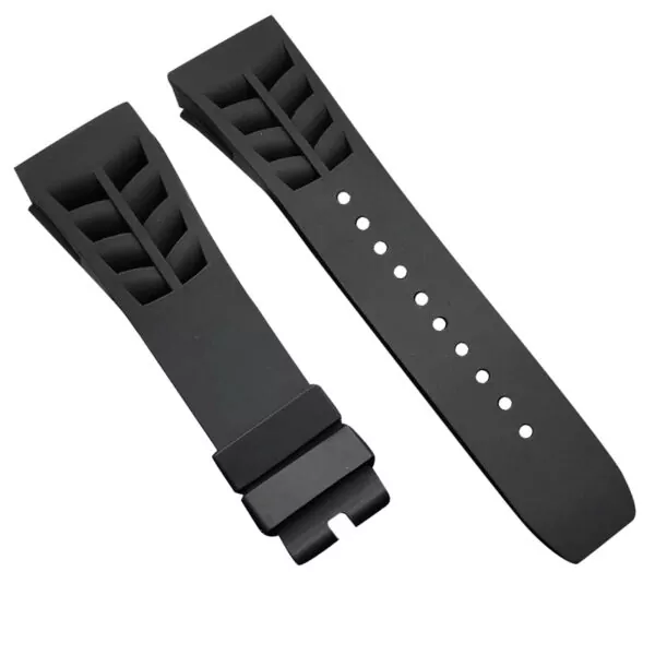 Black strap_op-qualite-hommes-impermeable-a-leau-e_variants-1 Black Vented Strap for Richard Mille In Rubber