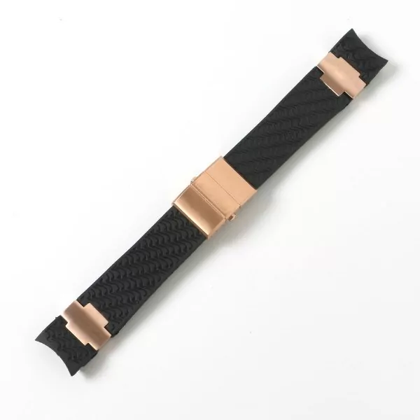 7_22-20mm-noir-marron-bleu-tanche-Silicone-caoutchouc-bracelet-de-montre-bracelet-ceinture-pour-Nardin-MARINE Black Waves Strap For Ulysse Nardin Marine Diver/Torpilleur 22mm In Rubber