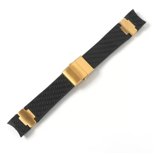 6_22-20mm-noir-marron-bleu-tanche-Silicone-caoutchouc-bracelet-de-montre-bracelet-ceinture-pour-Nardin-MARINE Black Waves Strap For Ulysse Nardin Marine Diver/Torpilleur 22mm In Rubber