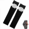 Strap-marine-diver-torpilleur-bracelet-rubber-11 Black Waves Strap For Ulysse Nardin Marine Diver/Torpilleur 22mm In Rubber