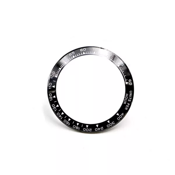 CARLYWET-Gros-Haute-Qualit-En-C-ramique-Noir-avec-L-criture-Blanche-Montre-Lunette-pour-DAYTONA-3 Black & White Bezel for Rolex Daytona