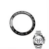 Gros-Haute-Qualit-En-C-ramique-Noir-avec-L-criture-Blanche-Montre-Lunette-pour-DAYTONA Black & White Bezel for Rolex Daytona