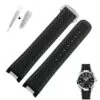 s-l1600 (6) Black & White Rubber Strap for Omega Seamaster Aqua Terra 300