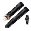 3_OTMENG-substitut-Longines-gamme-compl-te-de-bracelet-en-cuir-papillon-Double-bouton-tanche-respirant-hommes (1) Black & White Strap for Longines Elegance, 1832, Classic, Master Collection 6 Sizes In Crocodile/Alligator Grain