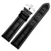 En-cuir-bracelet-de-montre-appropri-pour-Vacheron-Constantin-Seiko-Casio-montre-et-accessoires-19mm-20mm (11) Black & White Strap for Vacheron Constantin Patrimony, Traditionnelle - 19,20,21,22mm