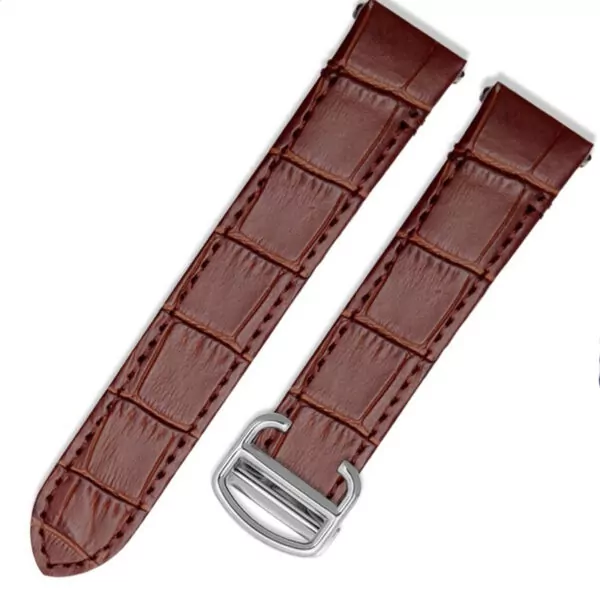 blown silver_9-mm-21-mm-nouveau-design-pour-nouveau-sh_variants-3 Brown Leather Strap for Cartier Roadster in Crocodile Grain with Quick-Release System