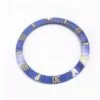 ROC26G-3 Blue & Gold Aluminum Insert Bezel for Rolex Submariner, GMT I 37.5mm