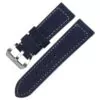 Bracelet-en-cuir-v-ritable-bracelet-intelligent-26-MM-pour-Garmin-Derek-Fenix3-Fenix-3-bracelet-5 Blue Nubuck Leather Strap for Panerai Luminor, Marina, Submersible - 22, 24, 26mm