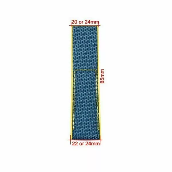 s-l1600 (3) Blue Nylon & Rubber Strap for Breitling Avenger, Navitimer, Chronomat