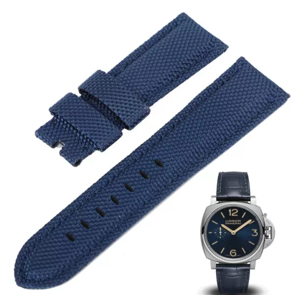 OPSN2K (1) Blue Nylon Strap for Officine Panerai Luminor, Marina Band