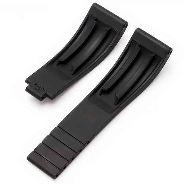 Bracelet-de-montre-en-Silicone-pour-hommes-pour-Daytona-accessoires-de-bracelet-fant-me-de-l-1 Black Rubber Strap for Rolex Submariner, GMT, Daytona - 20mm
