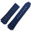 29mm-19mm-Noir-Naturel-En-Caoutchouc-Bracelet-De-Montre-Bracelet-Ceinture-bracelet-Avec-Boucle-D-ployante-1 Blue Strap Band Hublot Big Bang King Power 27x19mm In Rubber