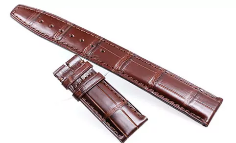 -genuine-crocodile-leather-calf-IWC-portugieser-aftermarket-with-buckle-9 Brown Strap Band IWC Portugal, Portugieser In Genuine Crocodile 20,22mm