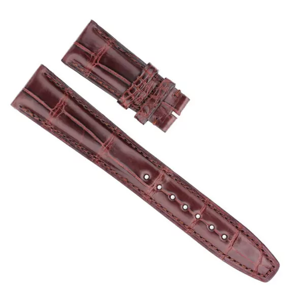 -genuine-crocodile-leather-calf-IWC-portugieser-aftermarket-with-buckle-14 Brown Strap Band IWC Portugal, Portugieser In Genuine Crocodile 20,22mm