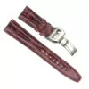 -genuine-crocodile-leather-calf-IWC-portugieser-aftermarket-with-buckle-8 Brown Strap Band IWC Portugal, Portugieser In Genuine Crocodile 20,22mm