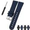6_23mm-haute-qualit-en-caoutchouc-fluor-souple-bracelet-de-montre-remplacement-pour-Blancpain-cinquante-brasses-5000 Blue Rubber Strap Bracelet for Blancpain Fifty Fathoms 23mm