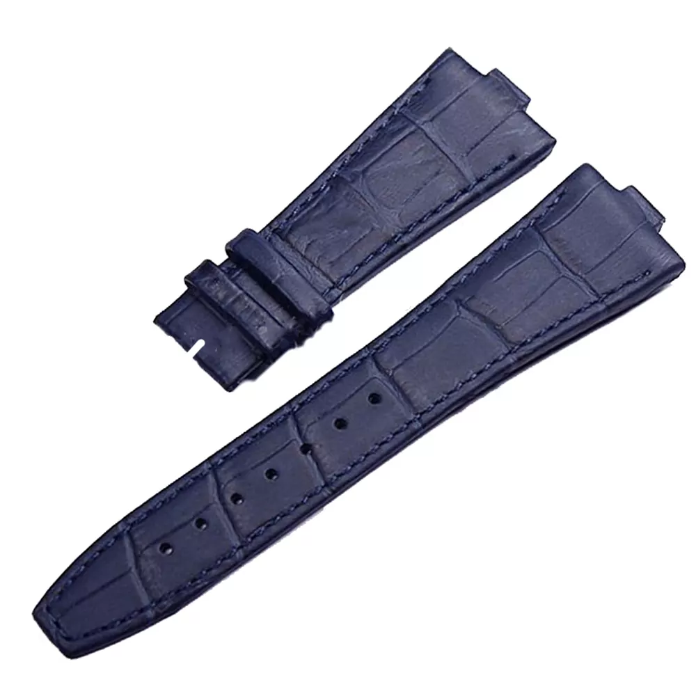 Blue-1 copy Blue Strap for Overseas Vacheron Constantin 25x8mm